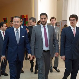 Royal guests from the Emirate of Sharjah on official visit to San Donato and San Raffaele University research hospital 